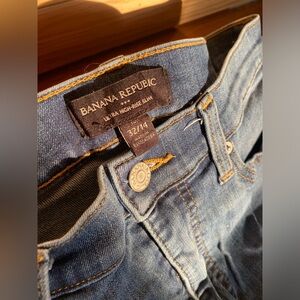 Banana Republic Straight Leg High Rise Jeans
